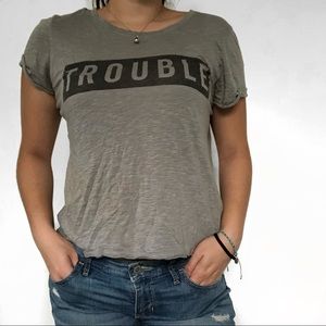 HOLLISTER graphic T Shirt "Trouble"